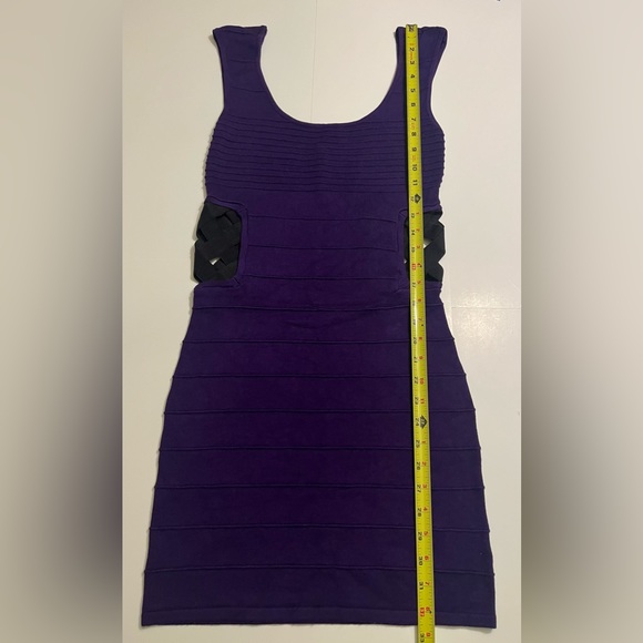 Ruby and Jenna Purple Body-con Cocktail Dress - Picture 7 of 9